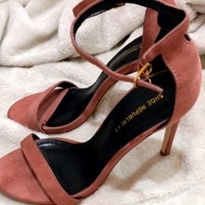 Dark pink heels